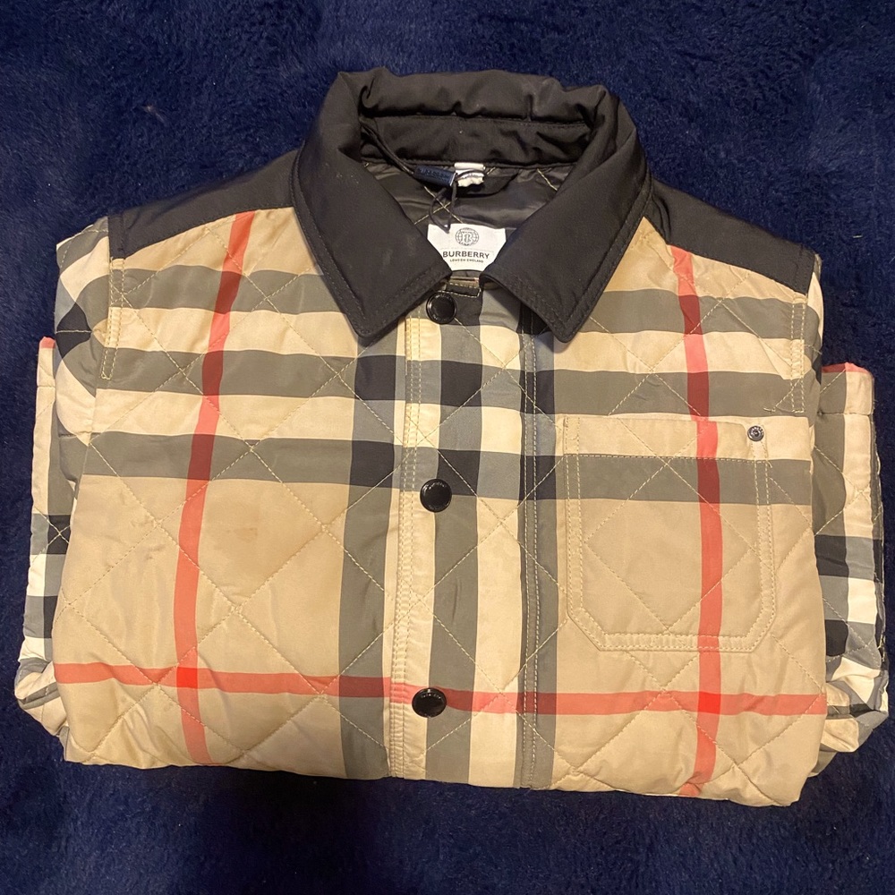 Boys Kids Winter Burberry Jacket